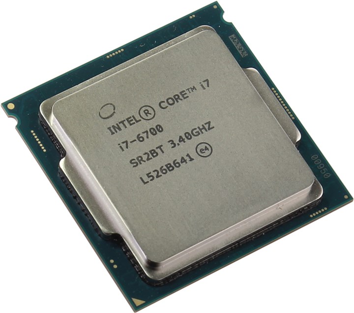 Процессор Intel Core i7-6700 Skylake (2015), 4C/8T, 3400MHz 8Mb TDP-65 Вт Socket1151 tray (OEM) (CM8066201920103)