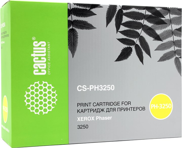 Картридж лазерный Cactus CS-PH3250 (106R01374), черный, 5000 страниц, совместимый, для Xerox Phaser 3250