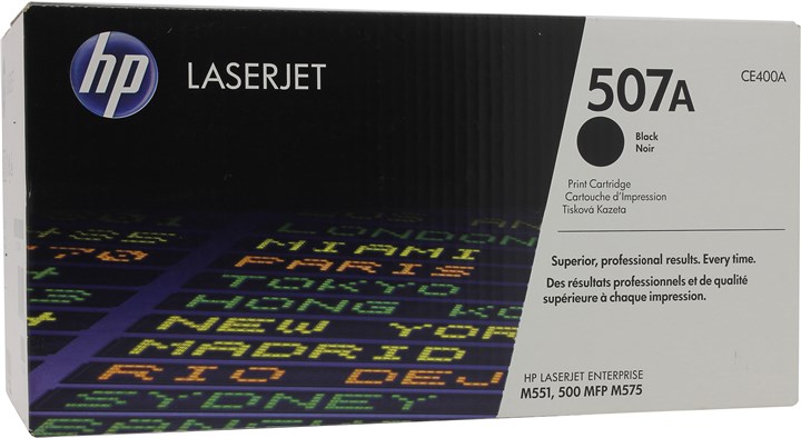 Картридж лазерный HP 507A/CE400A, черный, 5500 страниц, оригинальный для HP LaserJet Enterprise 500 M575dn / M575f / M575c / M551dn / M551n / M551xh / M570dn / M570dw
