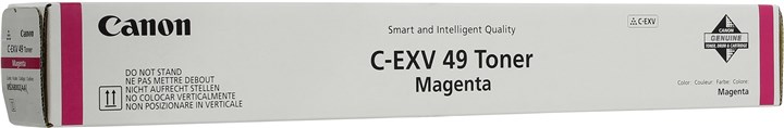Картридж лазерный Canon C-EXV49M/8526B002, пурпурный, 19000 страниц, оригинальный для Canon imageRUNNER ADVANCE С33XX, C35XX, DX C37XX