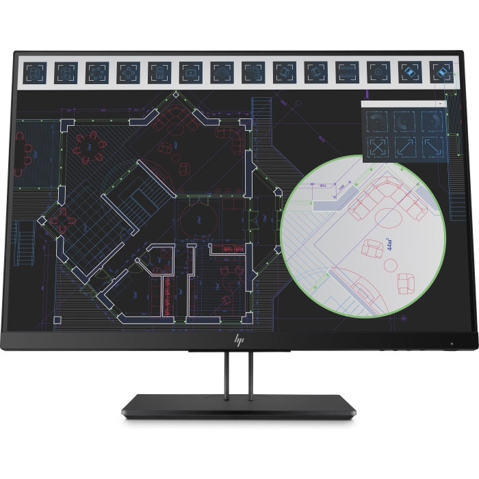 Монитор 24 HP Z24i G2 IPS, 1920x1200 (16:10), 300кд/м2, 5мс, VGA, HDMI, DisplayPort, USB-Hub, черный (1JS08A4)