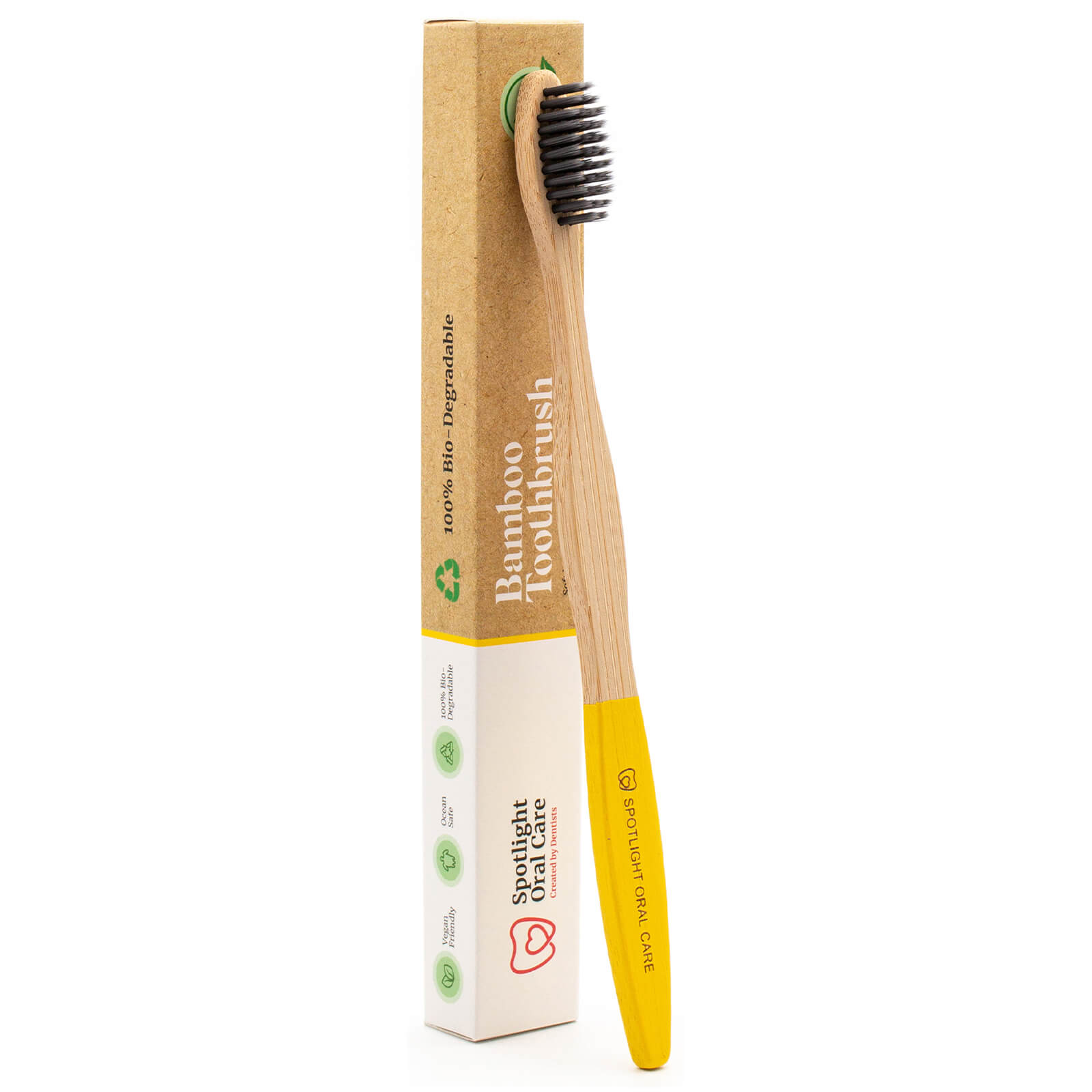 Dental  LookFantastic Spotlight Oral Care Bamboo Toothbrush - Yellow