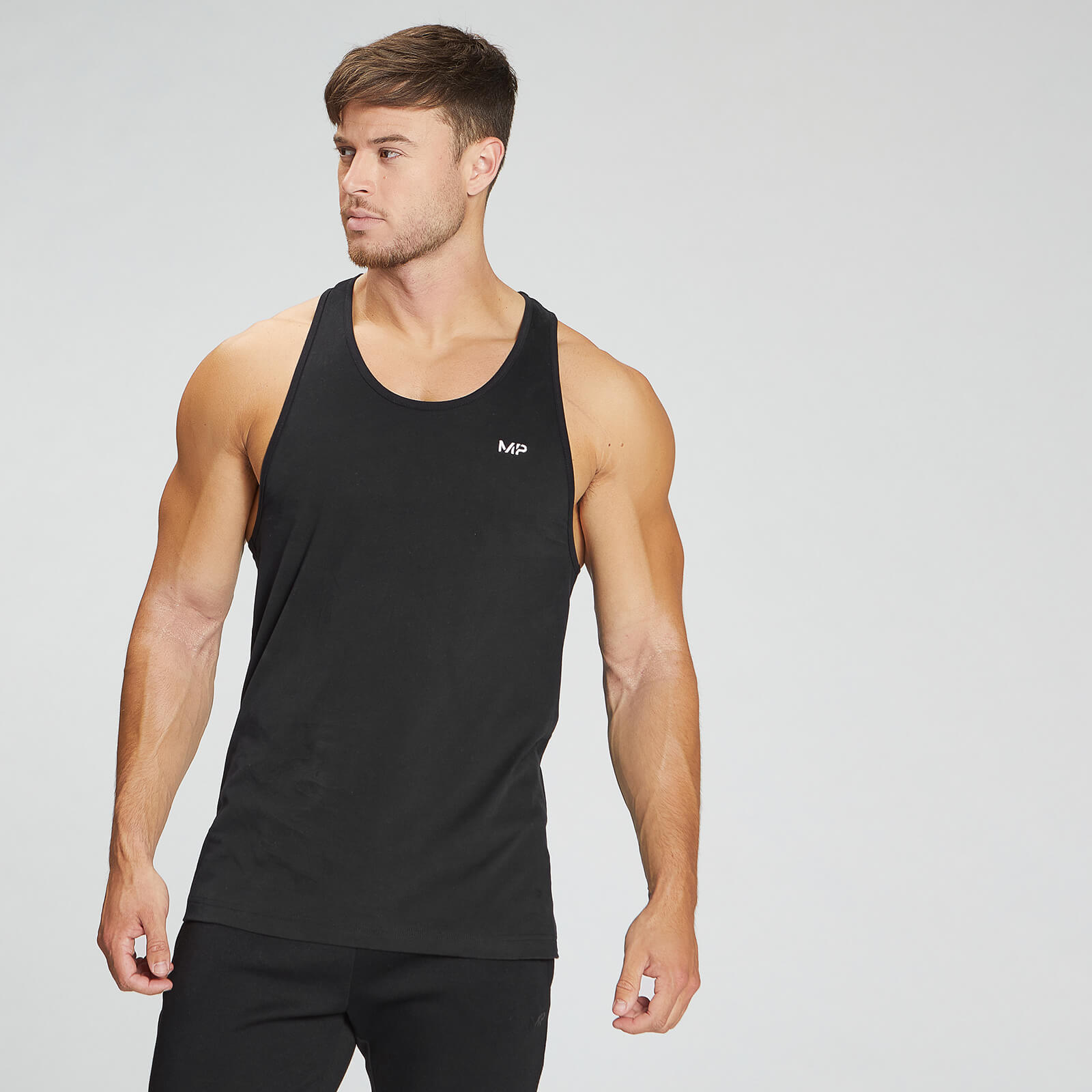 MP Men's Stringer Vest - Black - XXS