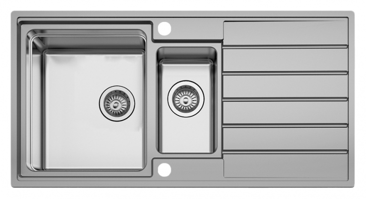 Мойка кухонная Seaman Eco Roma SMR-9750B с клапан-автоматом SMR-9750B.B