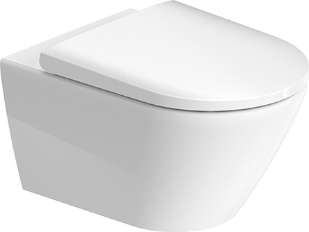 Унитаз подвесной Duravit D-Neo Rimless 45770900A1 с микролифтом