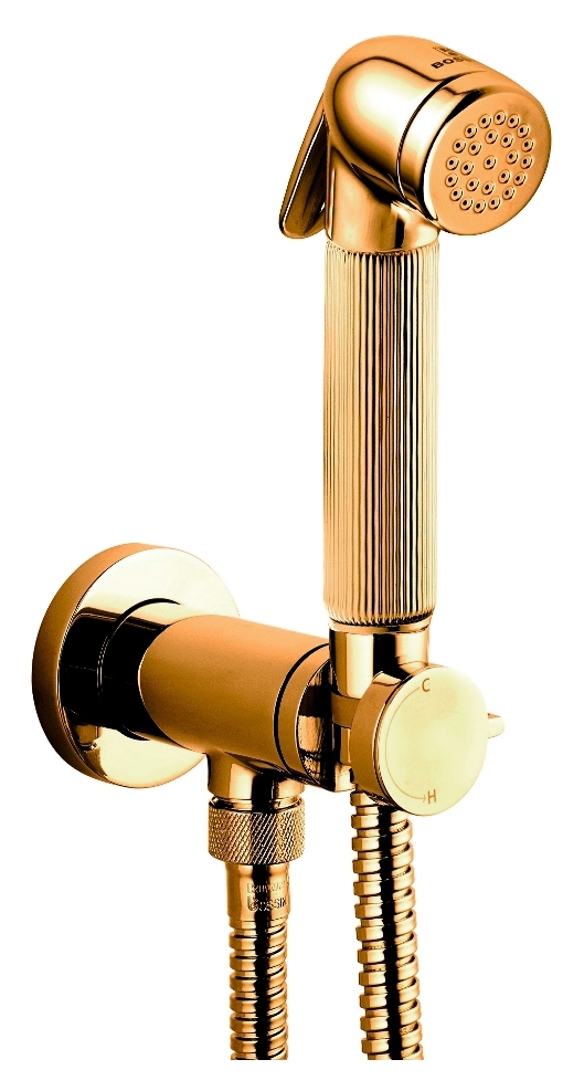 Гигиенический душ Bossini Nikita Mixer Set E37008 ORO со смесителем E37008B.021