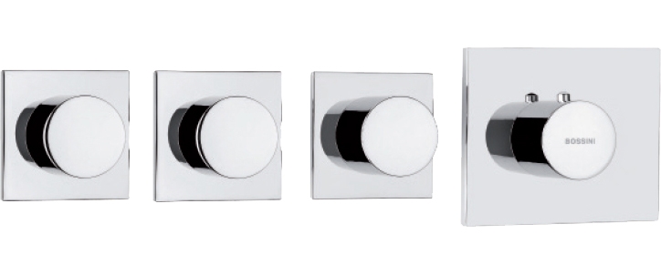 Термостат Bossini OKI 3 Outlets LP Z031205 для ванны с душем, хром Z031205.030