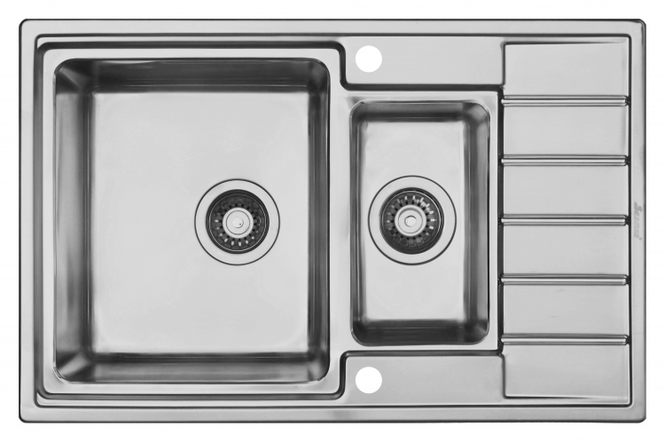 Мойка кухонная Seaman Eco Roma SMR-7850B с клапан-автоматом SMR-7850B.B