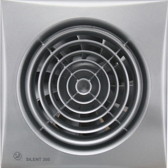 Вытяжные вентиляторы  Santprice Вытяжной вентилятор Soler&Palau Silent-300 CRZ silver 300 CRZ SILVER