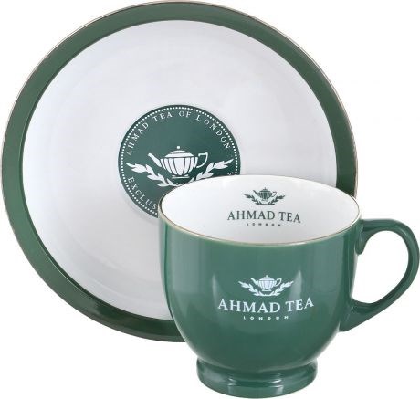 Сувенирная продукция Пара чайная зеленая с логотипом Ahmad Tea