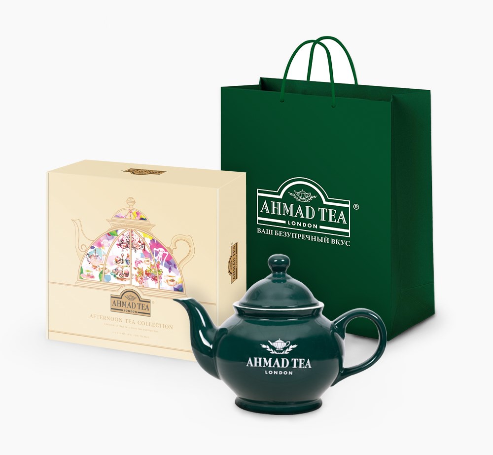 Подарочные наборы чая Подарочный набор чая и посуды от Ahmad Tea Afternoon Tea Collection