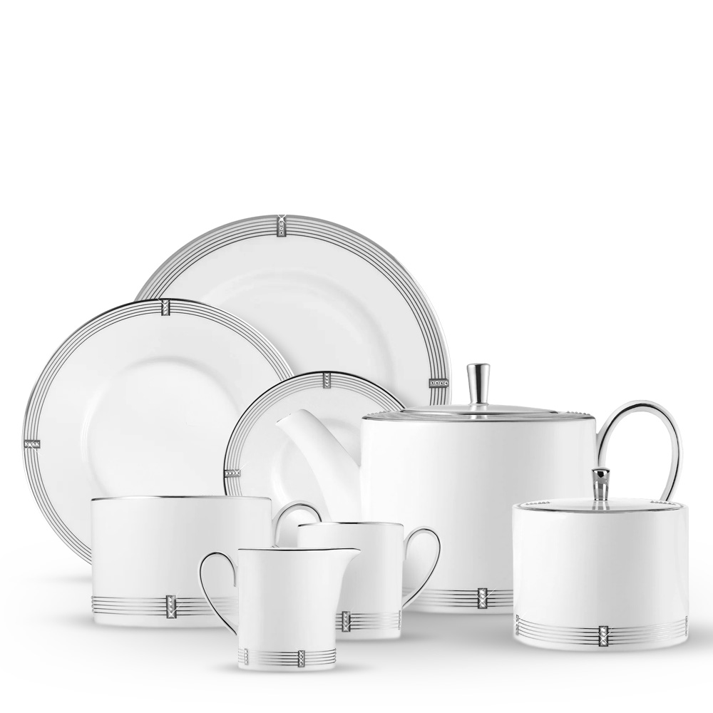 Чайная и кофейная посуда  Galerie 46 Regency Platinum Чайно-кофейный сервиз на 6 персон