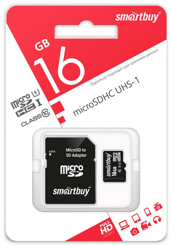 Карты памяти  MTC Карта памяти MicroSD Smartbuy