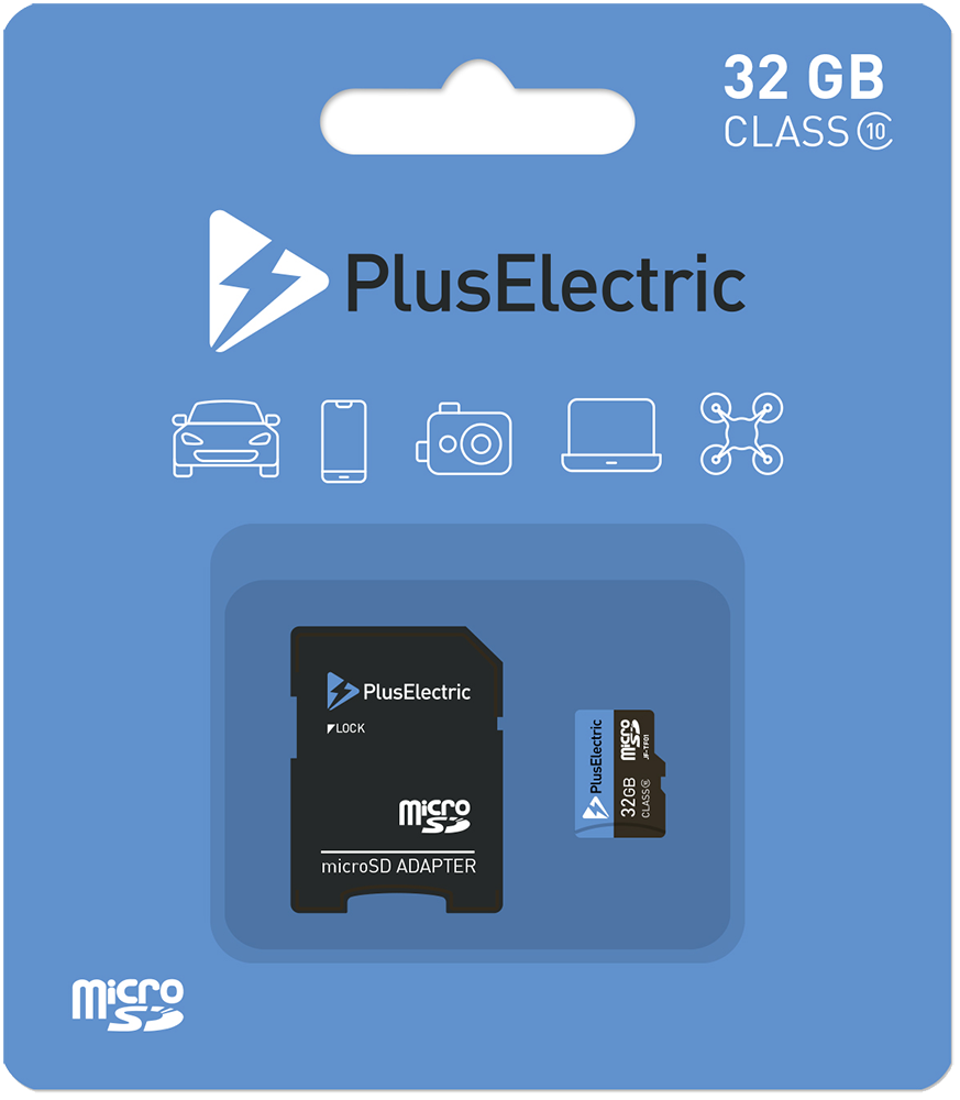 Карты памяти  MTC Карта памяти MicroSD 32Gb Class 10 с адаптером Черно-голубая