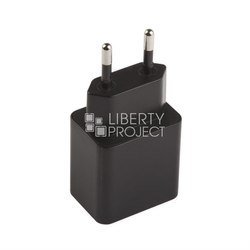  Сетевое зарядное устройство USB, 2A + дата-кабель microUSB (Liberti Project 0L-00026999) (черное) - Сетевое зарядное устройство