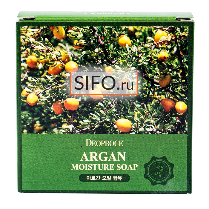 Мыло/Гели Мыло для лица Deoproce Argan Moisture Soap