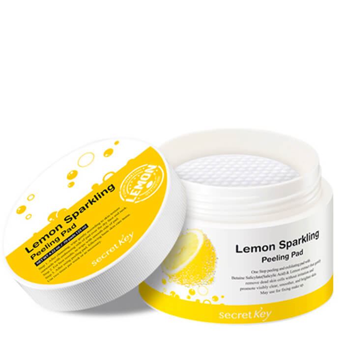   Сифо Ватные диски для пилинга Secret Key Lemon Sparkling Peeling Pad