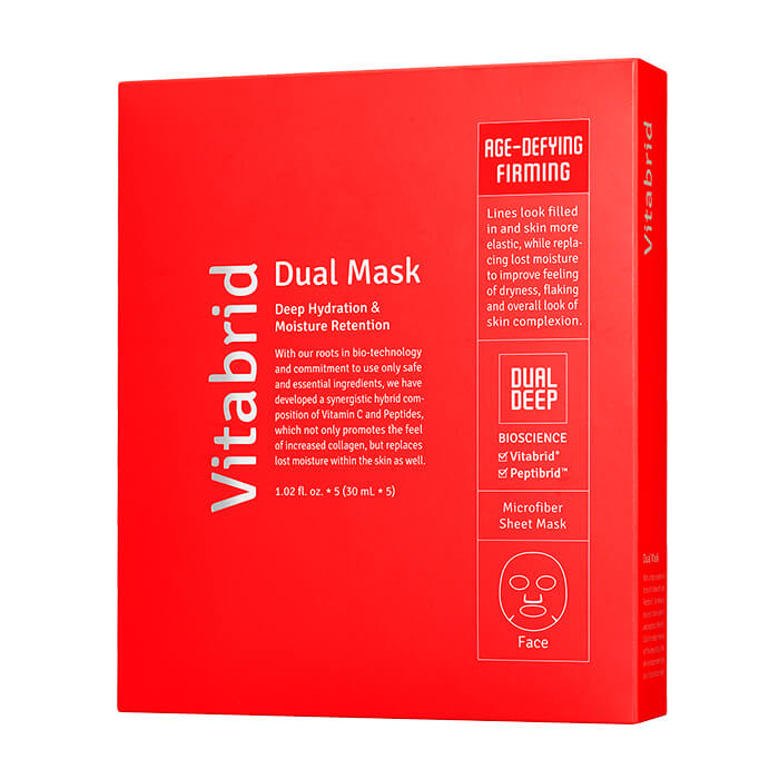 Тканевые  Сифо Набор масок Vitabrid C12 Dual Mask Age-defying & Firming (5 шт)