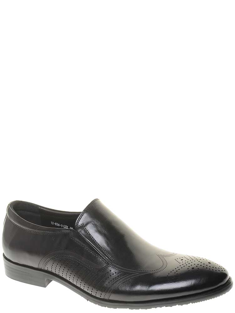 Туфли VV-Vito мужские демисезонные, размер 45, цвет черный, артикул 12-634-1-LUX