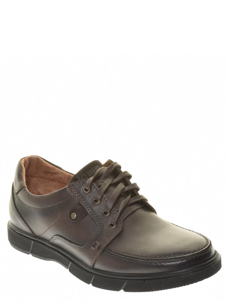 Тофа TOFA туфли мужские демисезонные, размер 42, цвет коричневый, артикул 219132-5