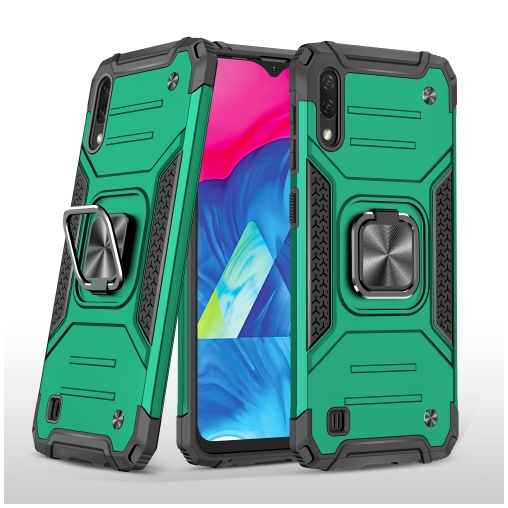   Чехолер Противоударный чехол Strong Armour Case с кольцом для Samsung Galaxy A10 / M10 (Темно-зеленый)