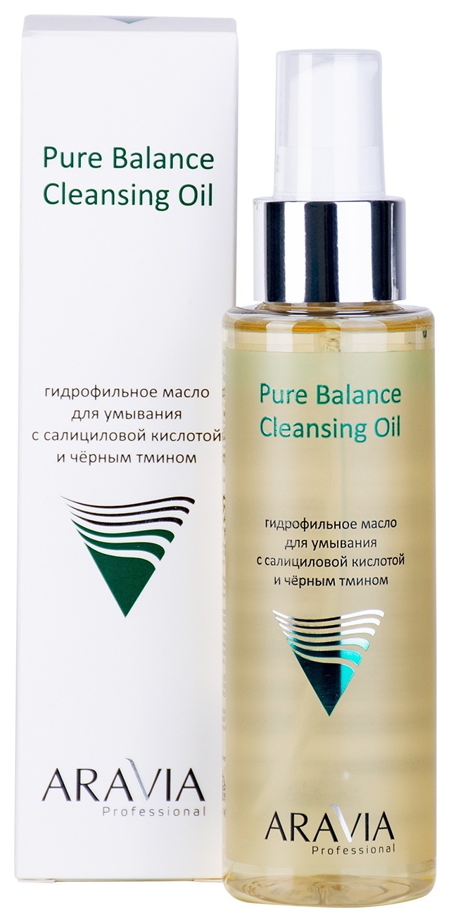 Гидрофильное масло для умывания с салициловой кислотой и чёрным тмином Pure Balance Cleansing Oil