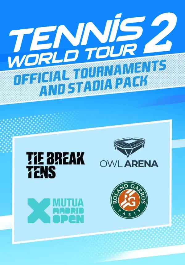 Tennis World Tour 2 - Official Tournaments and Stadia Pack