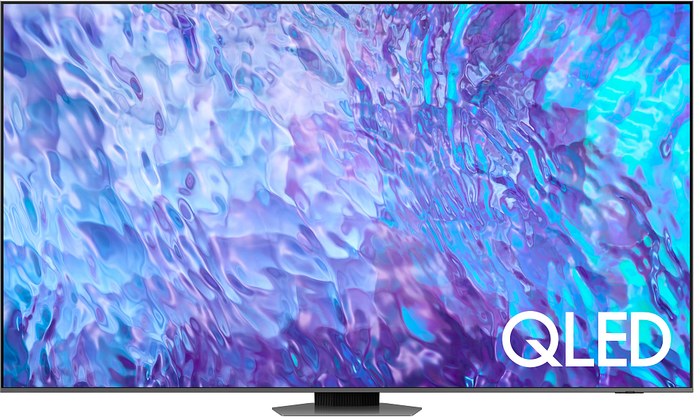  Телевизор Samsung 50'' QLED 4K Q80C серебристый