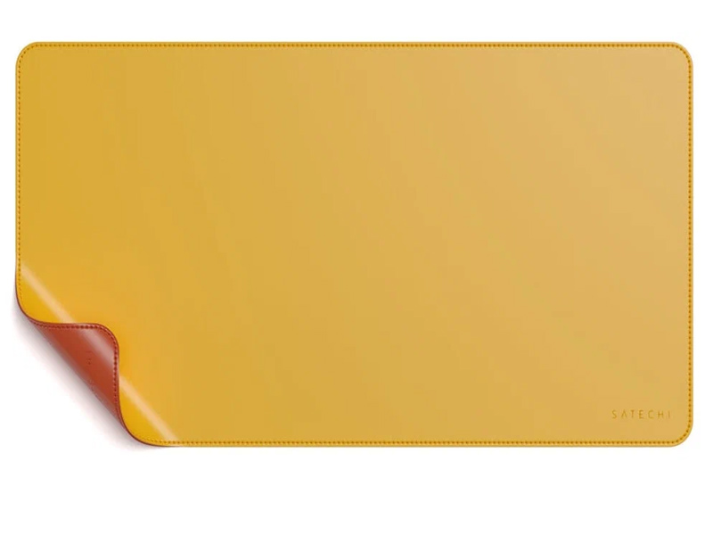  Коврик Satechi Eco Leather Deskmate Yellow-Orange ST-LDMYO180625