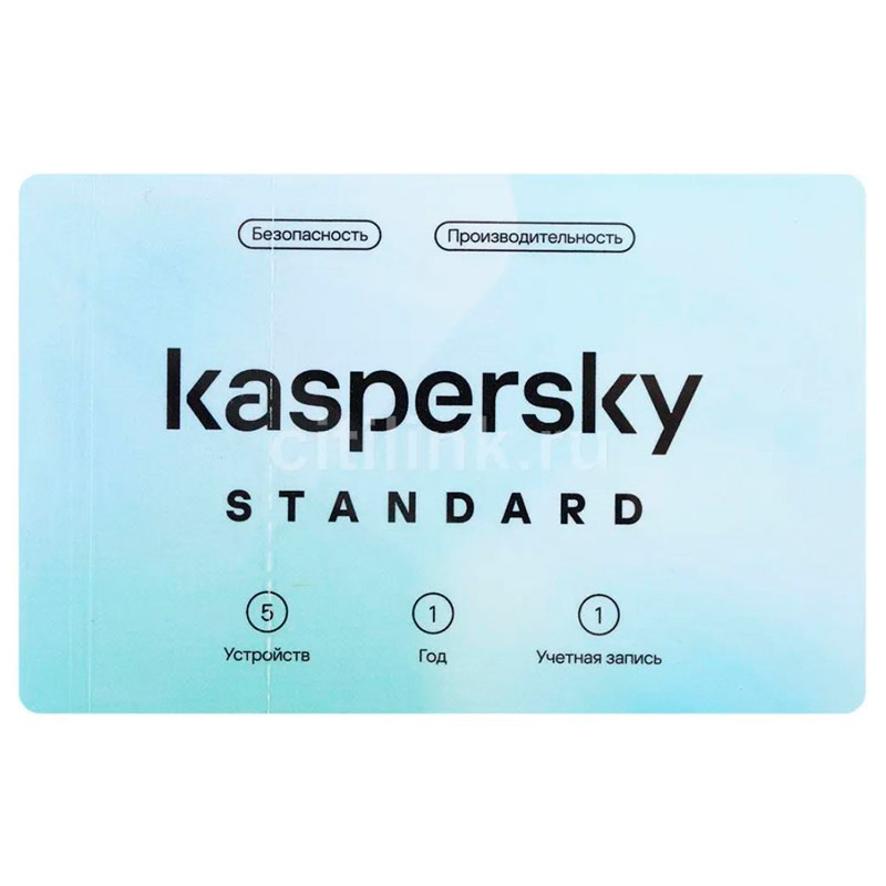   Pleer Программное обеспечение Kaspersky Standard 5-Device 1 year Base Card KL1041ROEFS