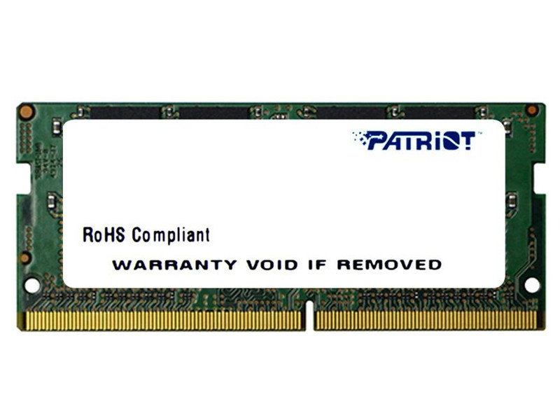  Модуль памяти Patriot Memory DDR4 SO-DIMM 2400MHz PC4-19200 CL17 - 16Gb PSD416G24002S