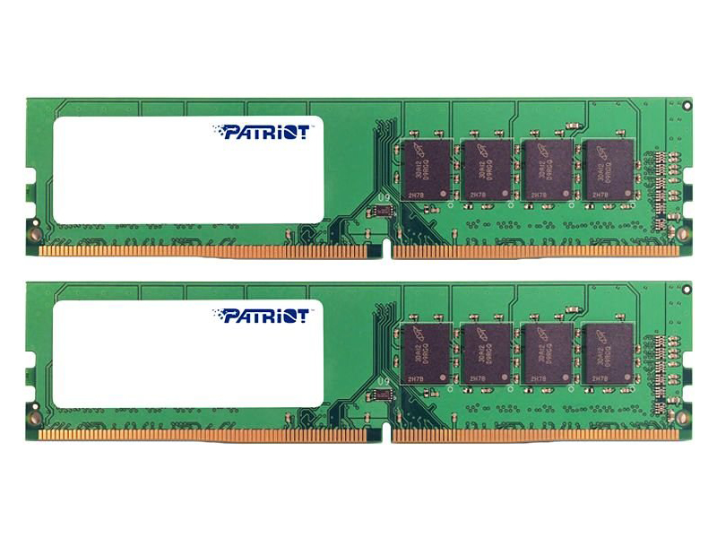   Pleer Модуль памяти Patriot Memory DDR4 DIMM 2666MHz PC-21300 CL19 - 16Gb KIT (2x8Gb) PSD416G2666K