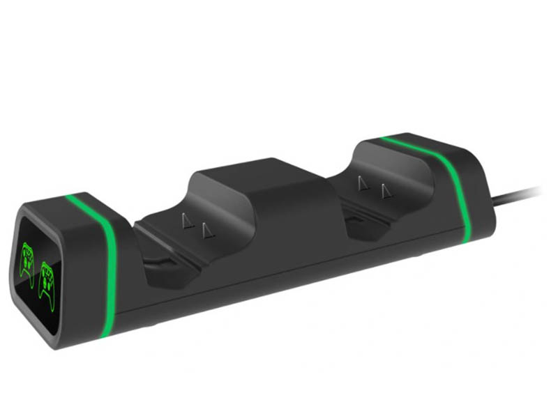   Pleer Зарядная станция Dobe Xbox Series S/X - Xbox One Dual Charging Dock + 2шт АКБ 800mAh TYX-19006X