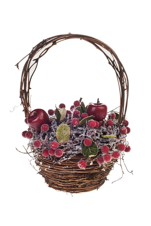 Подарки Композиция декоративная Корзинка с ягодками