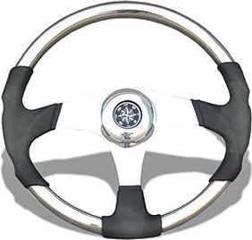 Штурвалы  Водник Рулевое колесо «Matrix», черный обод. more-10016473