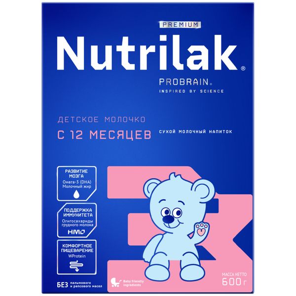 Детское питание  ЗдравСити Напиток Nutrilak (Нутрилак) Premium 3 молочный сухой 600 г