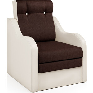 Кресла-кровати  Техпорт Кресло-кровать Шарм-Дизайн Классика В экокожа беж и рогожка