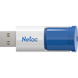 Флеш-диски USB  Техпорт Флеш-накопитель NeTac U182 Blue USB3.0 Flash Drive 128GB,retractable