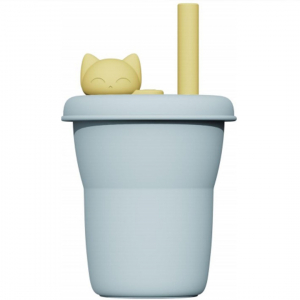 Силиконовый стакан Jordan Judy Silicone Сup Kitten 480 ml Blue (KT054)