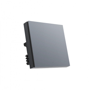 Умный настенный выключатель Aqara Smart Wall Switch H1 Pro (одинарный с нулевой линией) Black (QBKG30LM)