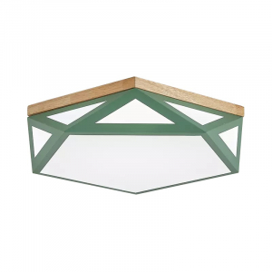Умный потолочный светильник Xiaomi HuiZuo Smart Macaron Series Polygon Ceiling Light 24W Avocado Green