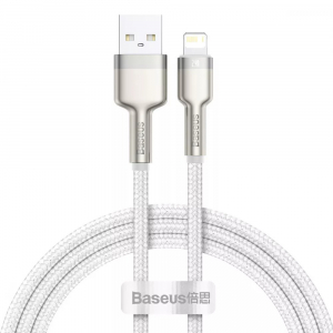 Кабель Xiaomi Baseus Cafule Series Metal Data Cable USB to iP 2.4A 2m White (CALJK-B02)