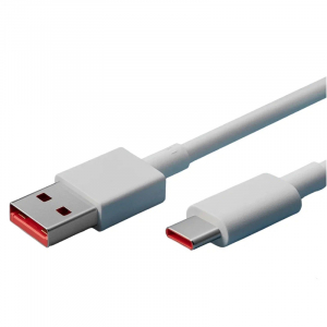 Кабель USB - Type-C Кабель для быстрой зарядки Xiaomi Mi 6A Fast Charge Data Cable Type-C to USB 1 m  White