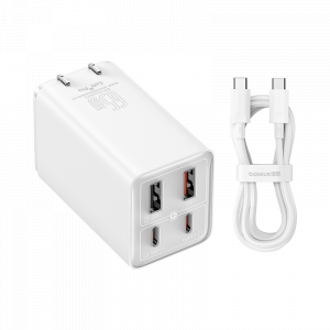 Сетевое зарядное устройство Xiaomi Baseus GaN6 Pro Fast Charger 65W White (CCGAN65C6)