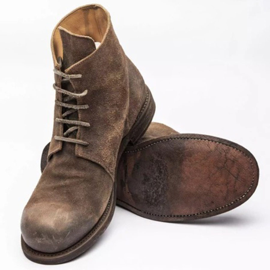 Boots  Cotosen Мужские тактические кожаные ботинки в стиле ретро