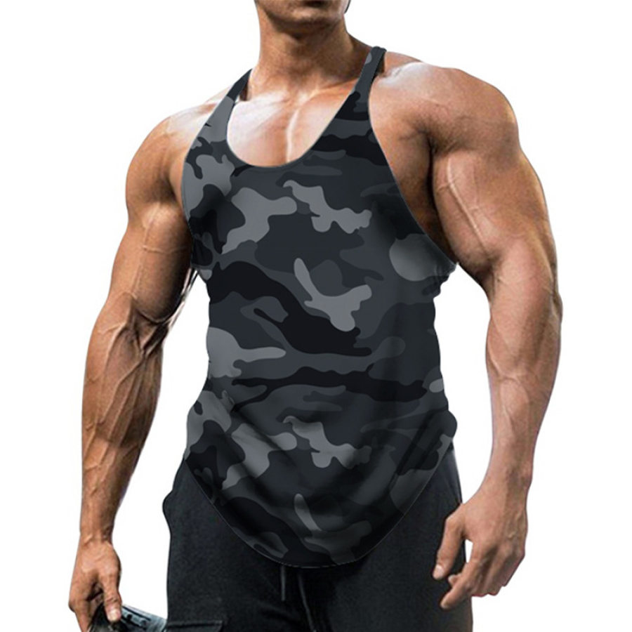 Tank Top  Cotosen Мужская камуфляжная майка Training Sports Fitness Top Tank