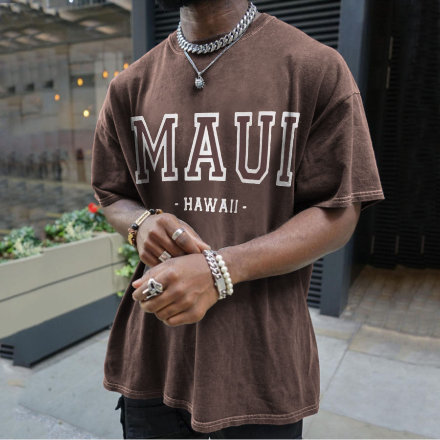 Мужская футболка Retro Oversized MAUI