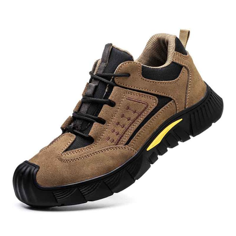 Outdoor Shoes Мужская легкая и удобная безопасная рабочая обувь с защитой от ударов и проколов