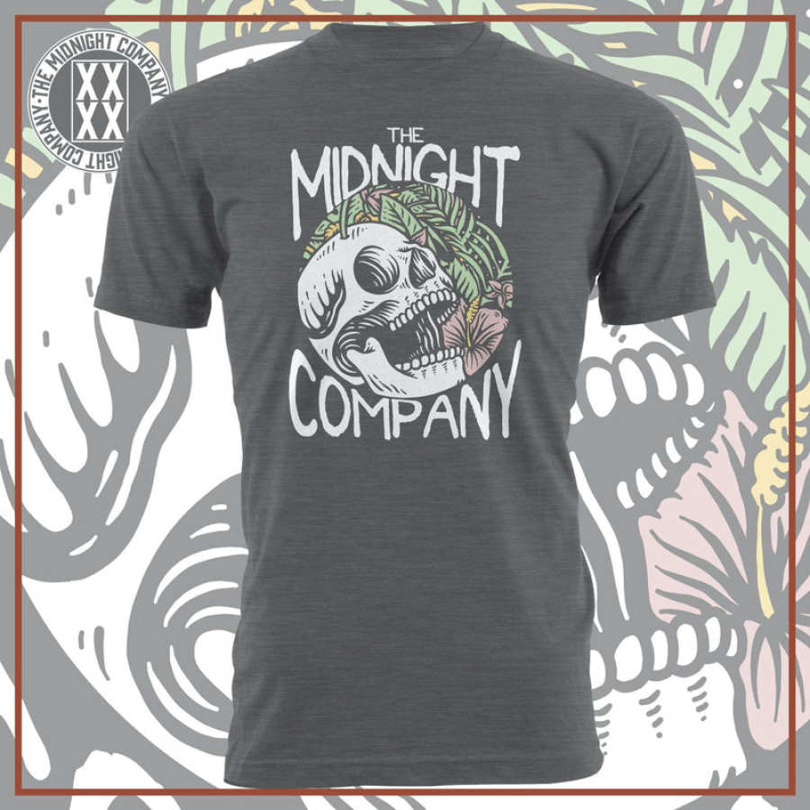 Мужская повседневная футболка с коротким рукавом Midnight Paradise