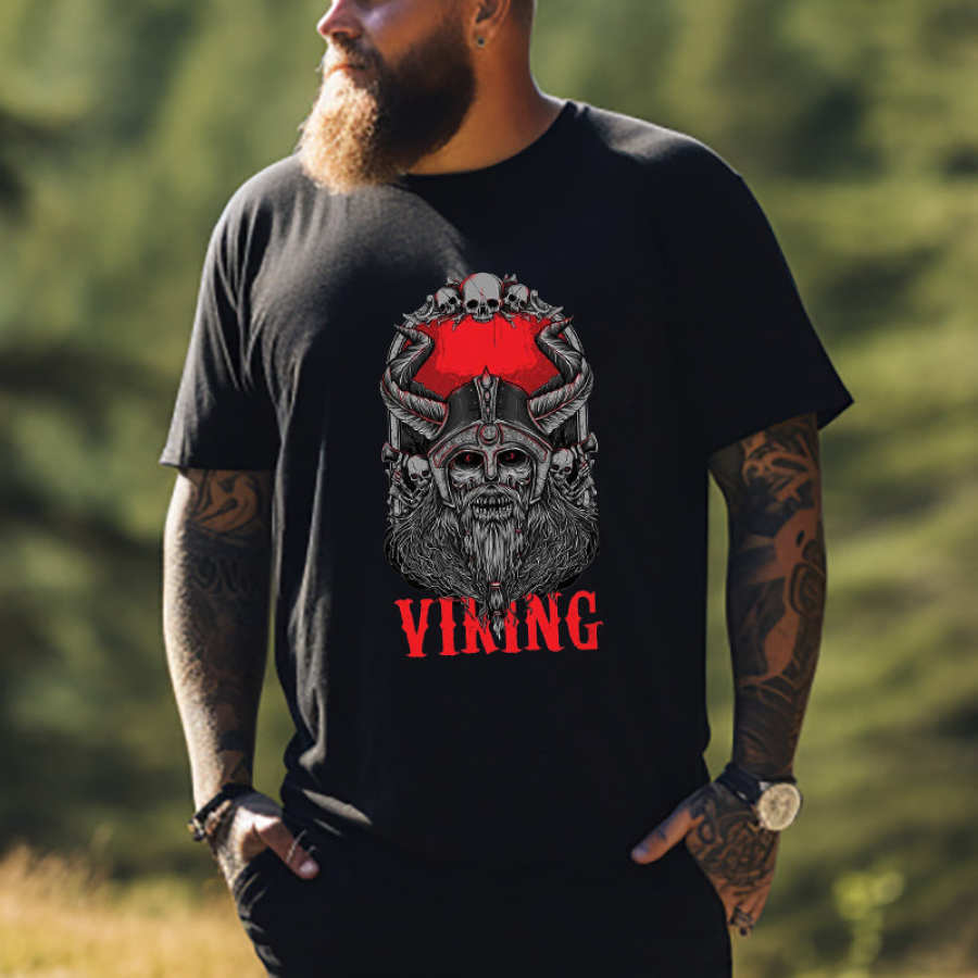Мужская футболка Viking Corpse Bone Zombie